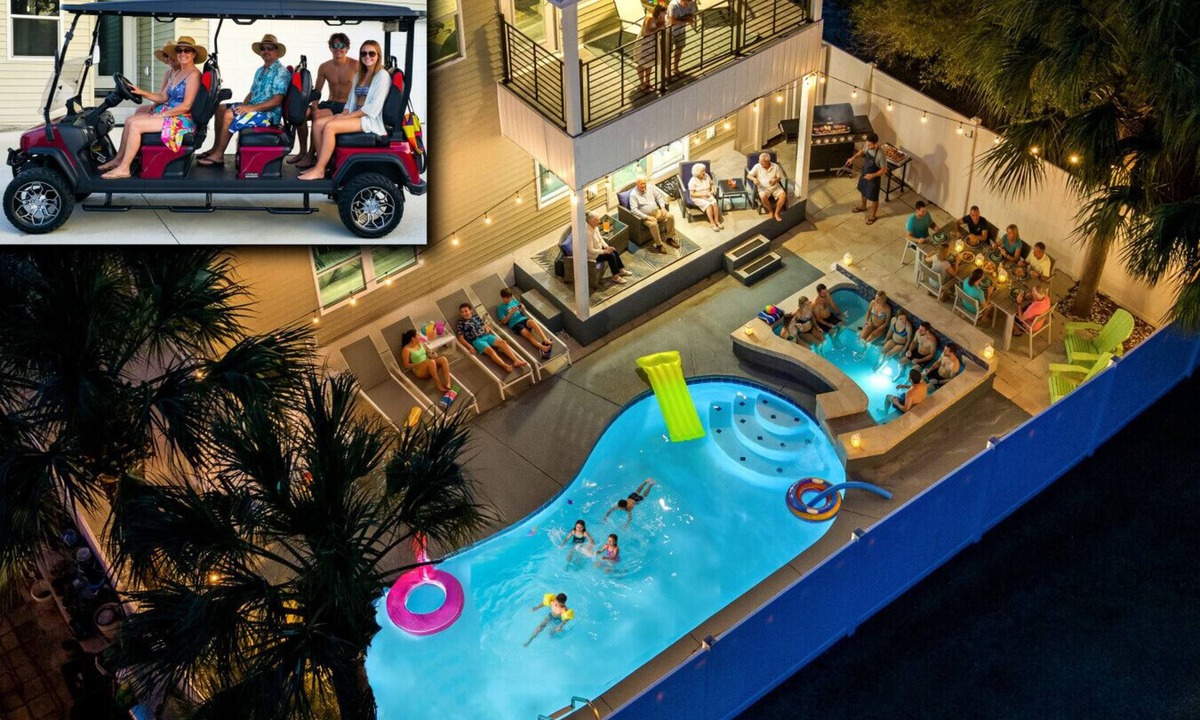 Crystal Beach Villa | #1 Destin home, Saltwater spa & pool, Beach@2min walk, Golf cart