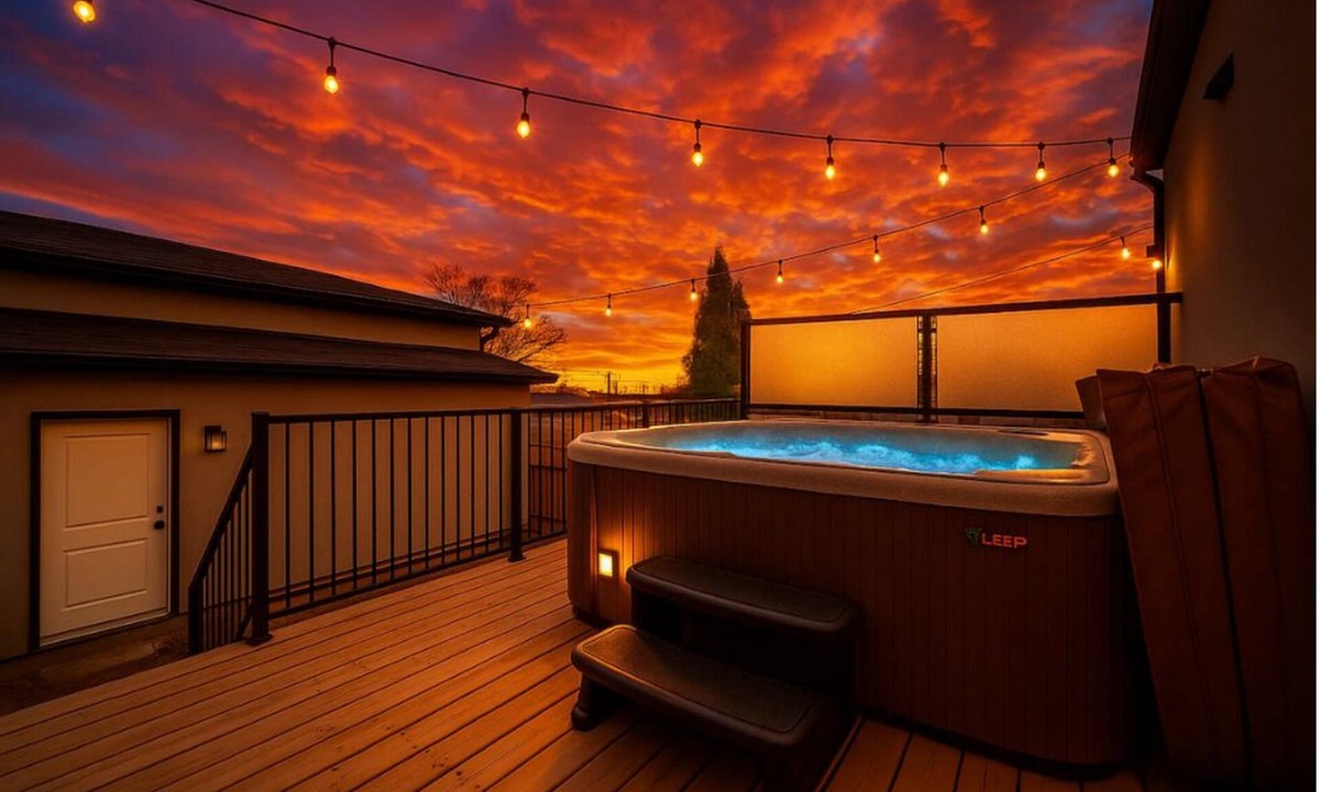 Southside House | 5BDRM Chic Modern Home - Hot Tub - King Bed - AC - Garage