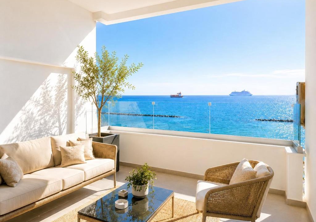 Limassol Apartment | Beachfront apartment with sea view