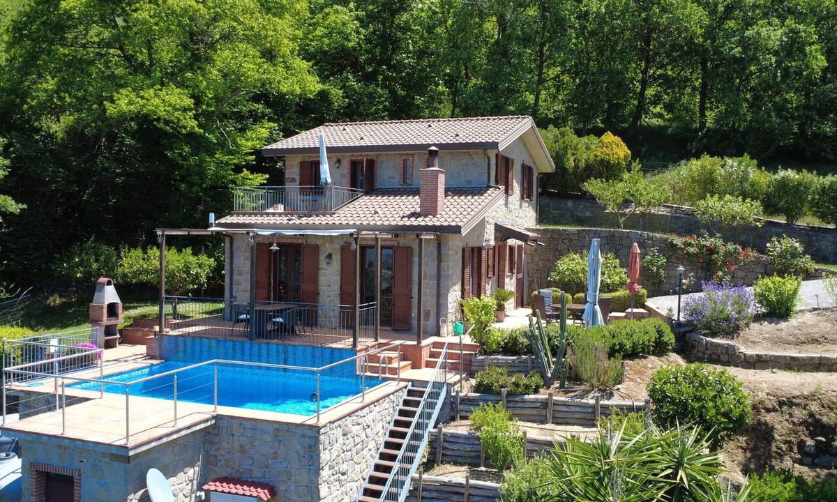 Castell'Umberto Villa | Natural stone house with sea view, pool, Nebrodi National Park, SAT TV, WiFi