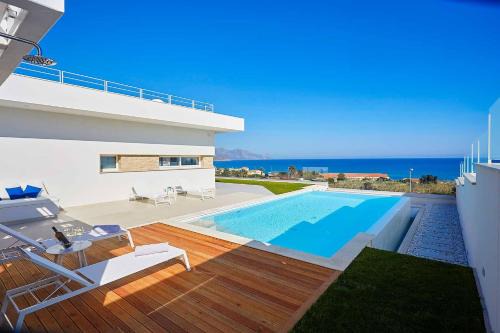 Alcamo Marina Villa | VILLA DARDA con piscina e 3 camere da letto