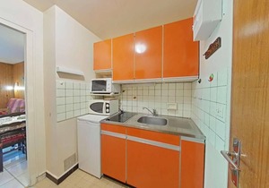 200m from resort center, Ground floor, view mountain, terrace, parking, tv, 23m², Le Grand Bornand