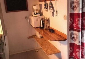 200m from shops, Ground floor, balcony, tv, ski locker, 29m², Valloire in Valloire