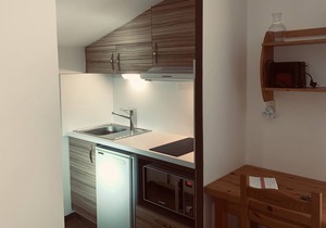 Studio-Classic-Ensuite with Bath-Balcony-Vue Montagne in Brides-les-Bains