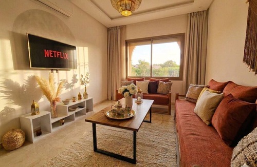 Semlalia Apartment | Bohemian chic in the heart of the red city with swimming pool
