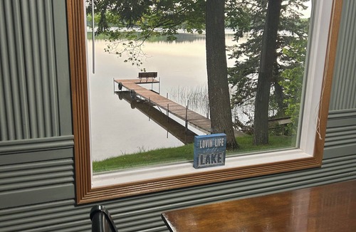 Winter Cabin | Cozy 2-bedroom cabin on beautiful Connor’s Lake w/AC and WiFi, UTV trails near