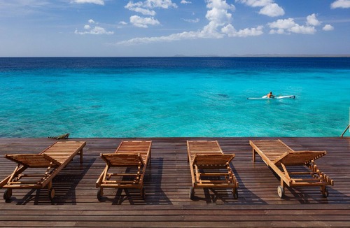 Belnem Condo | Exclusive Oceanfront Apartment Belair, Bonaire. You can't get closer to the sea!