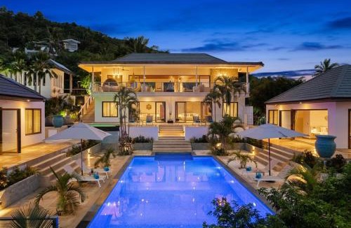 Bophut Hills Villa | Here and Now Luxurious Sea view & Spa Villa