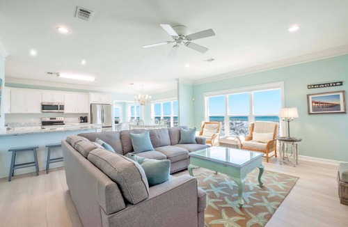 Villa Segunda House | Inviting and Charming Gulf Front Home | Spacious Kitchen | Perfect Gulf Views