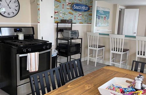 Salisbury Beach Apartment | Lower deck, Salisbury Beach, Melo's Beach House Rentals