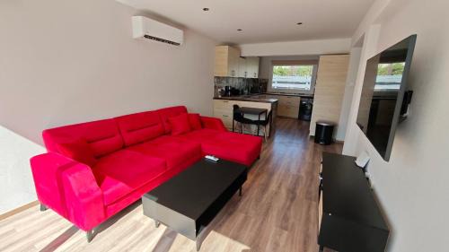 Larnaca Apartment | Modern 1-bedroom home in Larnaca with a private garden ideal for long stays and remote work