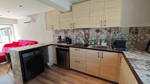 Larnaca Apartment | Modern 1-bedroom home in Larnaca with a private garden ideal for long stays and remote work