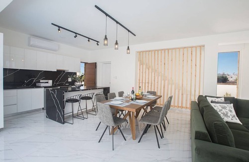Protaras Villa | Protaras Vie Bleu Villa VB1 - a villa that sleeps 9 guests in 4 bedrooms