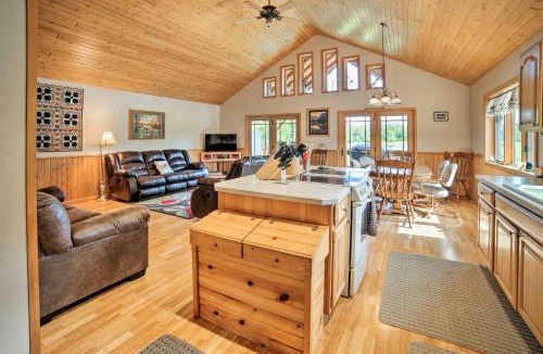 Rapid River House | Rapid River Log Cabin w/Loft on 160 Scenic Acres