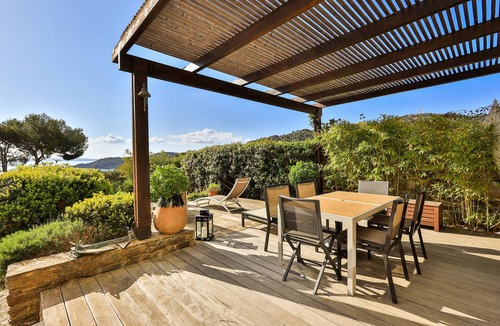 Cap Benat Villa | Rented Villa classified 4* -4/5 beds private swimming pool & sea view 400m from the beach