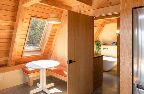 Dublin Shore Cabin | Shackup A-frame— Private Hot Tub & Beach Access