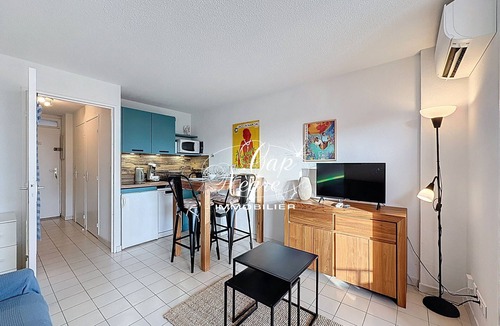 Cavaliere Apartment | Studio 3 pers Classified 2 stars with terrace to 500m beach of Cavalière