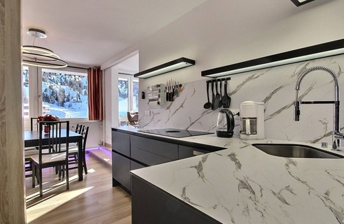 Plagne Centre Apartment | Stunning renovated apartment, balcony, Wi-Fi, La Plagne