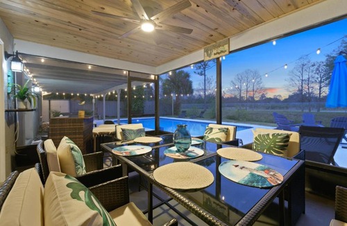 Seminole Villa | Ultimate Beach Getaway · Mins from Beach · Hot Tub · Heated Pool · Game Room