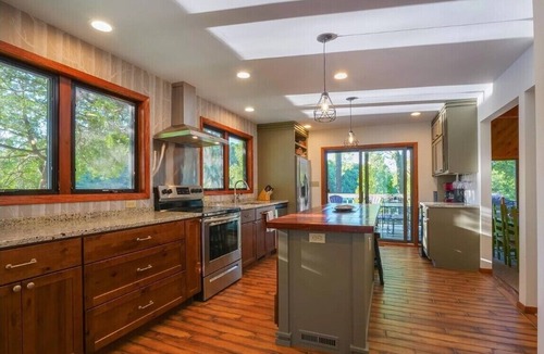 Plymouth House | Walk to Road America Races. Enjoy the lake frontage and fishing and kayaking.