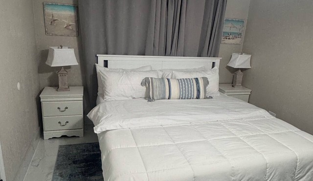 2-bedroom condo in soothing St. Petersburg with AC and fitness room