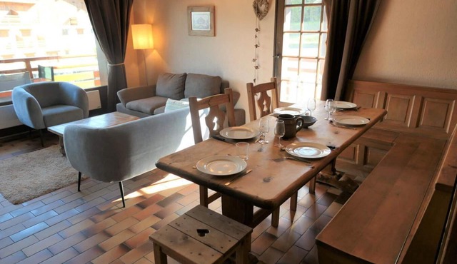 2nd floor, view mountain, balcony, parking, tv, 65m², Saint Gervais in Saint-Gervais-les-Bains