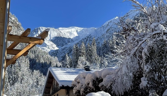 60m2 ground floor apartment with sauna in Saint-Gervais-les-Bains