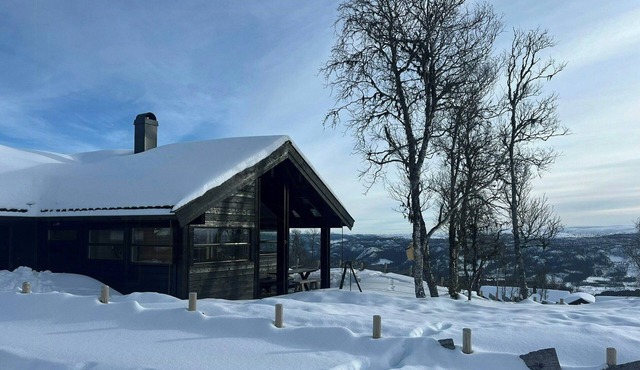 Architectural gem with views of Hallingskarvet
