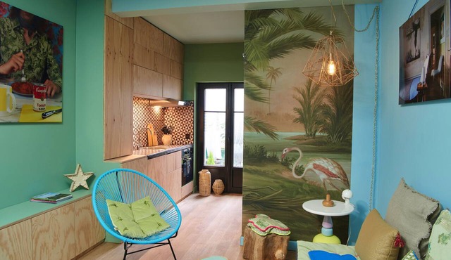 atypical design studio, 2 terraces in Paris