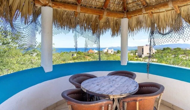 Bayview Home with Office, Rooftop and Palapa Tower in El Sargento