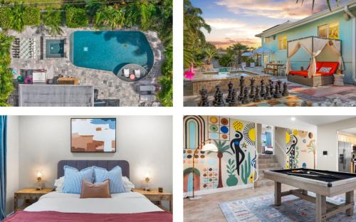 Boho Chic Villa I Pool, Spa I Game room Retreat in Fort Lauderdale