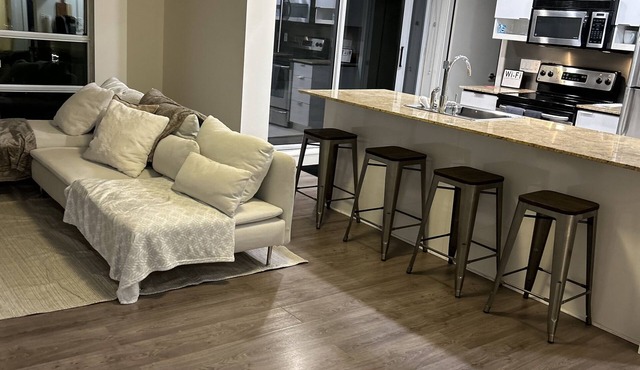 Comfortable, cozy modern condo 2 bedrooms, 2 bath and an office. Great location. in Calgary