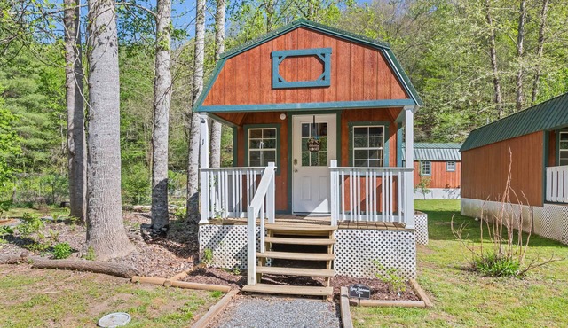 Cozy Forest Tiny Cabin | Family Traditions Farm in Cullowhee
