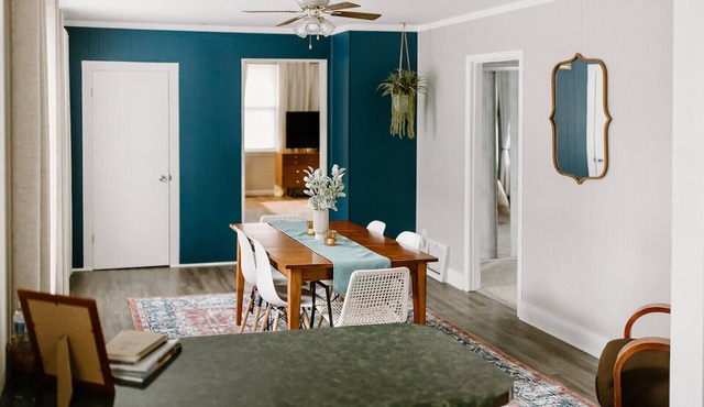 Eclectic Spacious 3 BR Home Near Lake MI w/Fire Pit