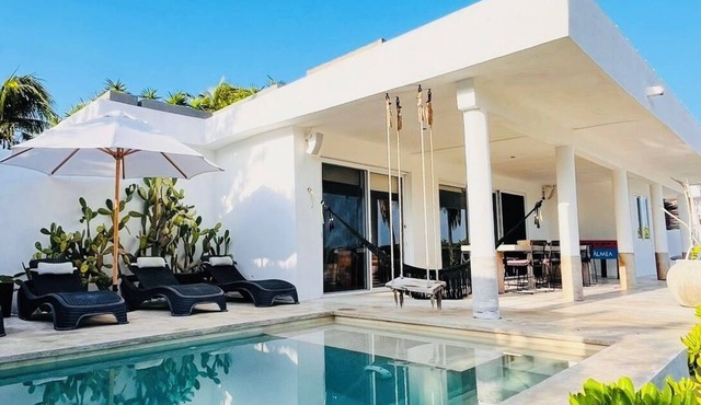 Front line house with private pool