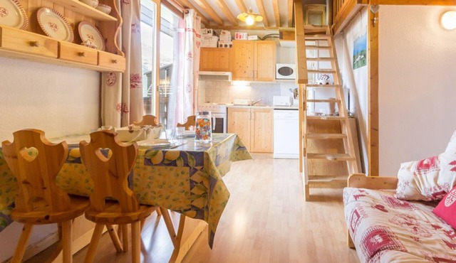 Functional Duplex Apartment · Direct Slope Access · Balcony · Parking · Ski Lockers in La Plagne Montalbert