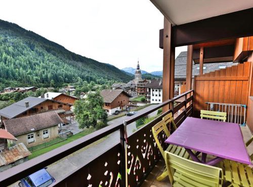 Grand Bornand : appartement 6 pers avec balcon au cœur du village - FR-1-458-167