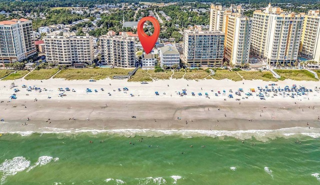 Ground-Level Oceanfront | Walk-Out Beach in North Myrtle Beach