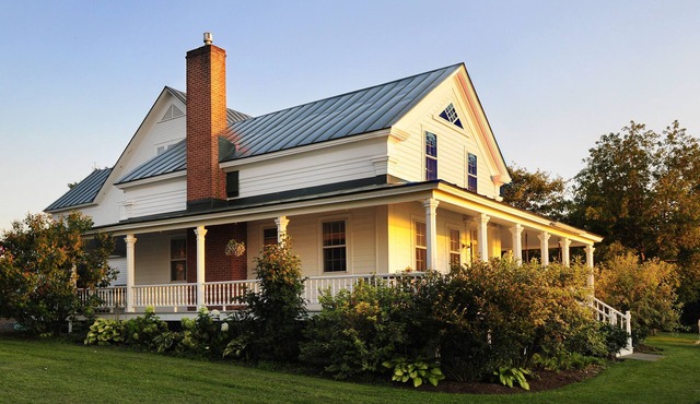 Lake Champlain lake house with private beach and spectacular sunsets.