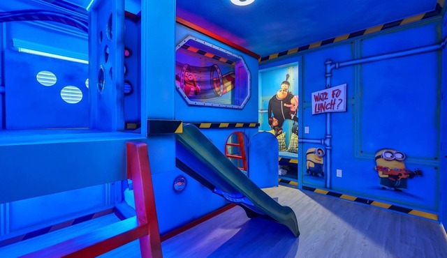 Magical Moments | 5BR Modern Villa w/Private Pool, Theater, and Themed Kids' Room Near Disney in Four Corners