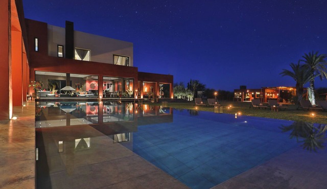Marrakech luxury villa Atlas mountains view in Marrakech
