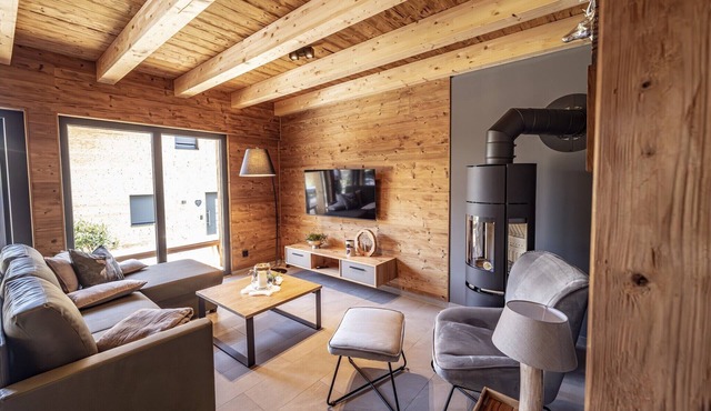 Modernes Chalet mit eigener Sauna im Vital Camp Bayerbach