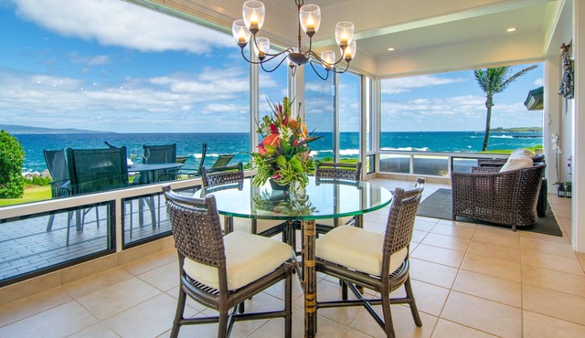 OCEANFRONT Platinum Five Star remodeled villa! FRONT ROW! Water views! 27G1-2 in Lahaina