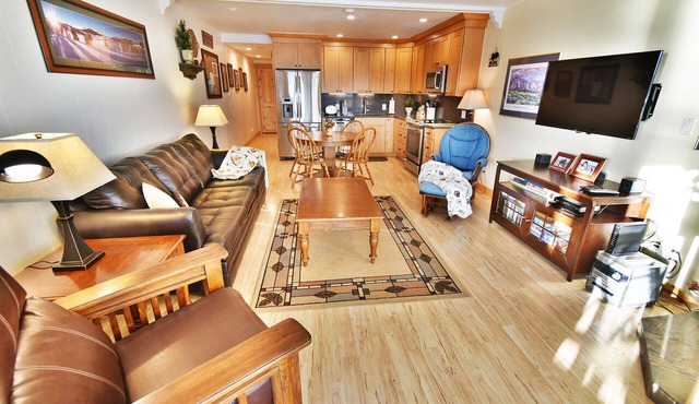 On Lake! Hot Tub, Views, Elevator! Walk to Concerts, Marina, Dining