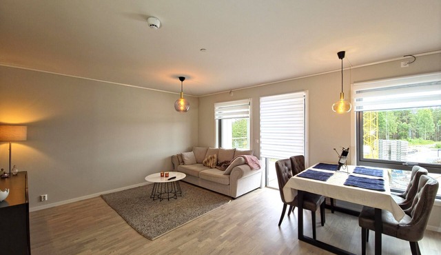 Premium 1 BR & Living space apartment 2025 build near Business Park, Kongsberg