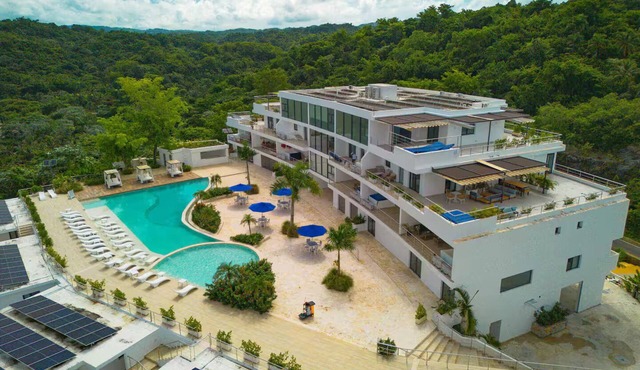 Private jacuzzi with Ocean View, 5 min from beach in Las Terrenas