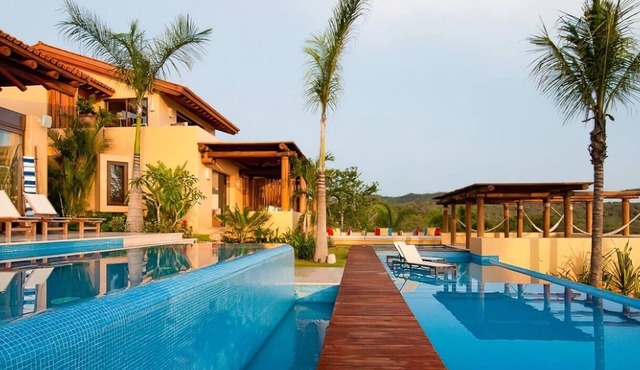 Punta Mita beach access estate with enormous tropical grounds in Punta Mita