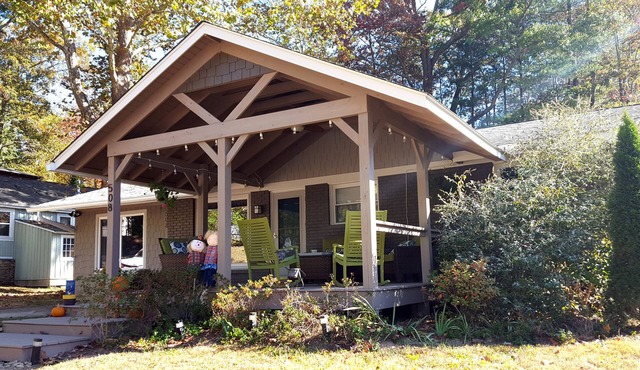 Recently renovated, new front porch and walk-able to the town of Black Mountain in Black Mountain