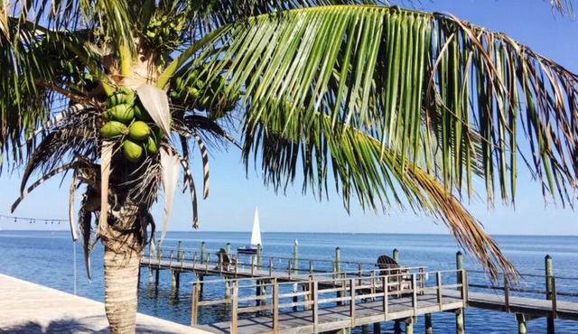 Resort style Luxury condo on the waterfront with private patio overlooking bay.