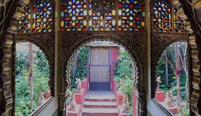Rural house with Oriental style 55km from Madrid